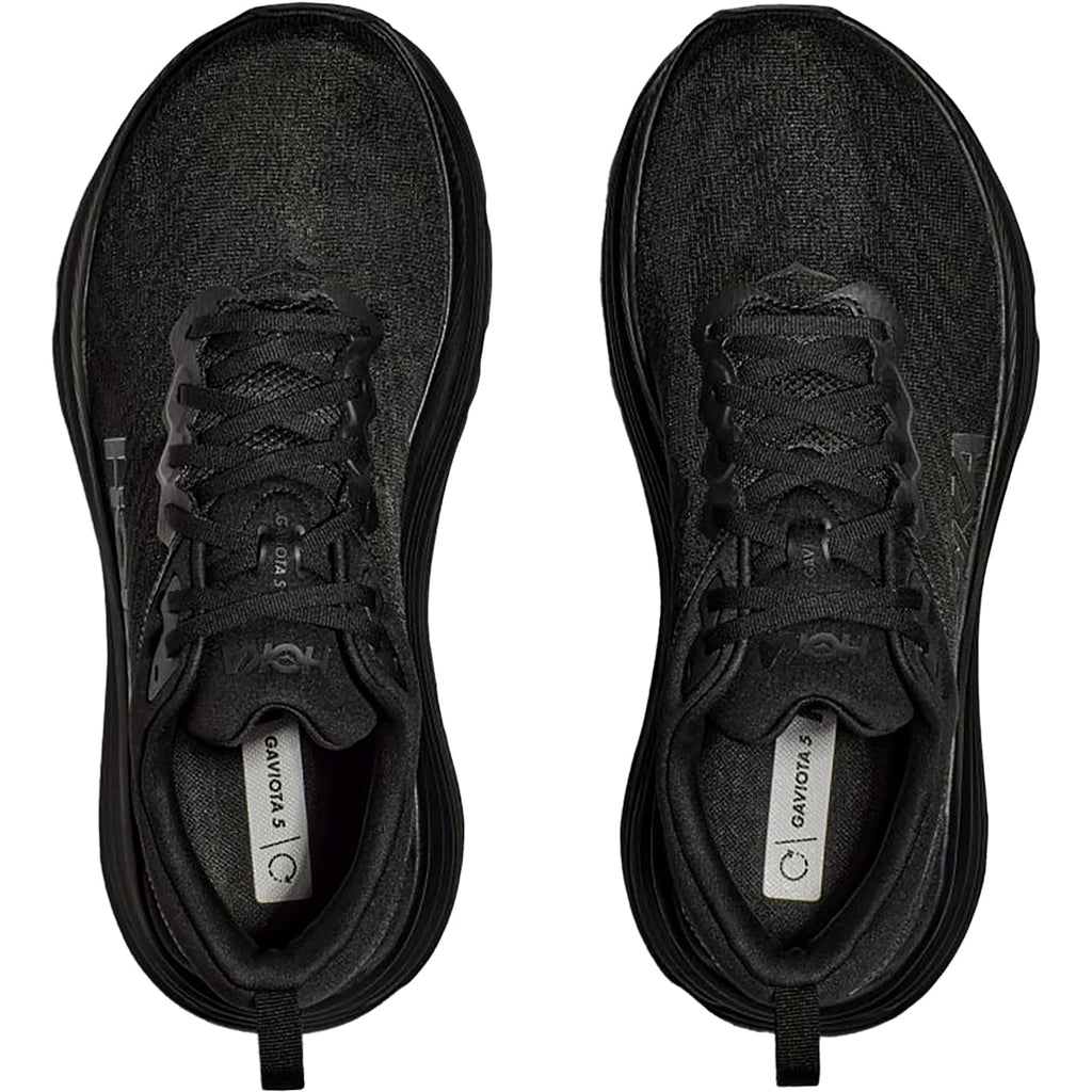 Hoka Gaviota 5 (Stability Support) Women's Running Shoes Black/Black Mesh