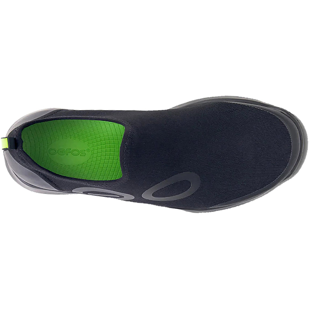 OOFOS OOmg Sport Low Men's Recovery Shoes Black Mesh