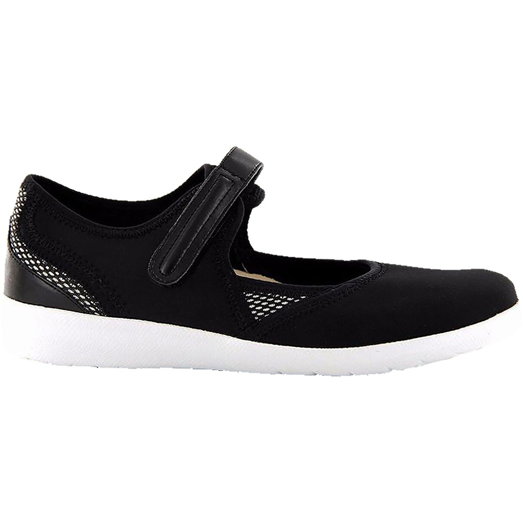 Ziera Ushery Women's Sporty Mary Janes Black Neoprene