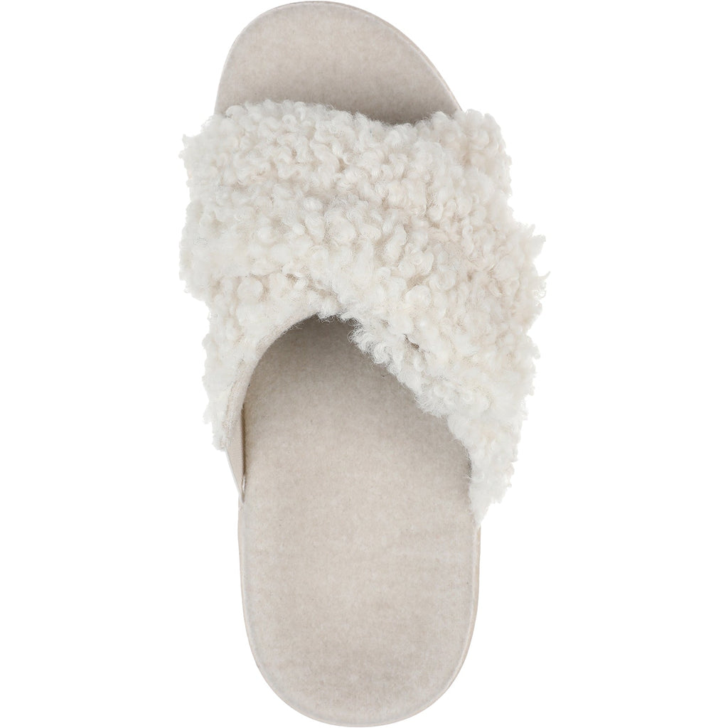 Vionic Relax II Women's Slippers Cream Shearling