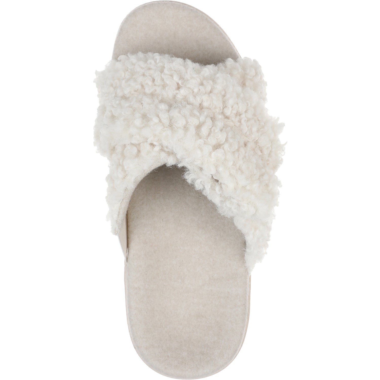 Vionic Relax II Women's Slippers Cream Shearling