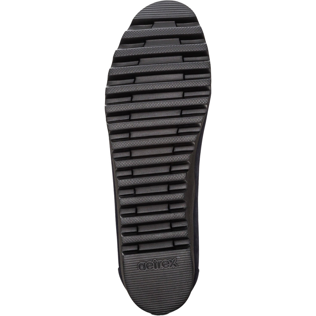 Aetrex Brianna Women's Slip On Shoes Navy Suede