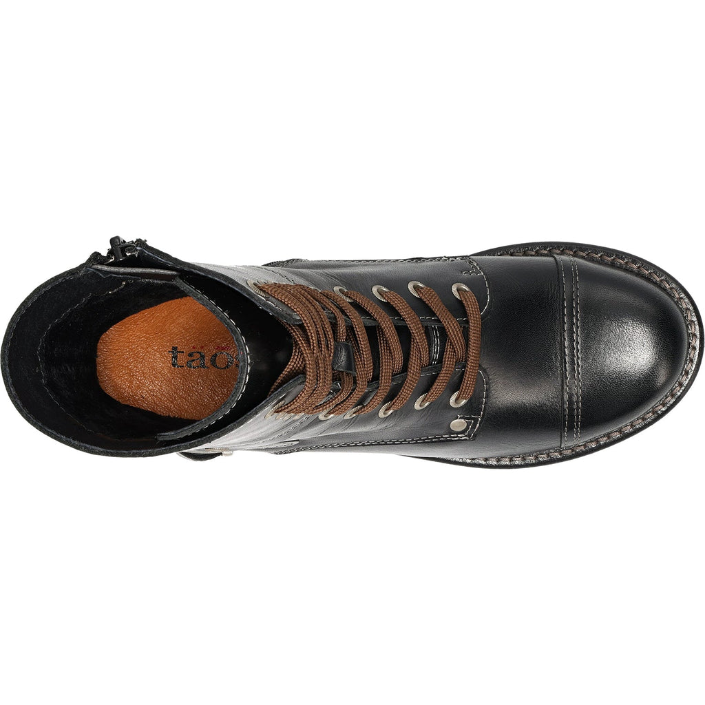 Taos Crave Women's Urban Boots Classic Black Leather