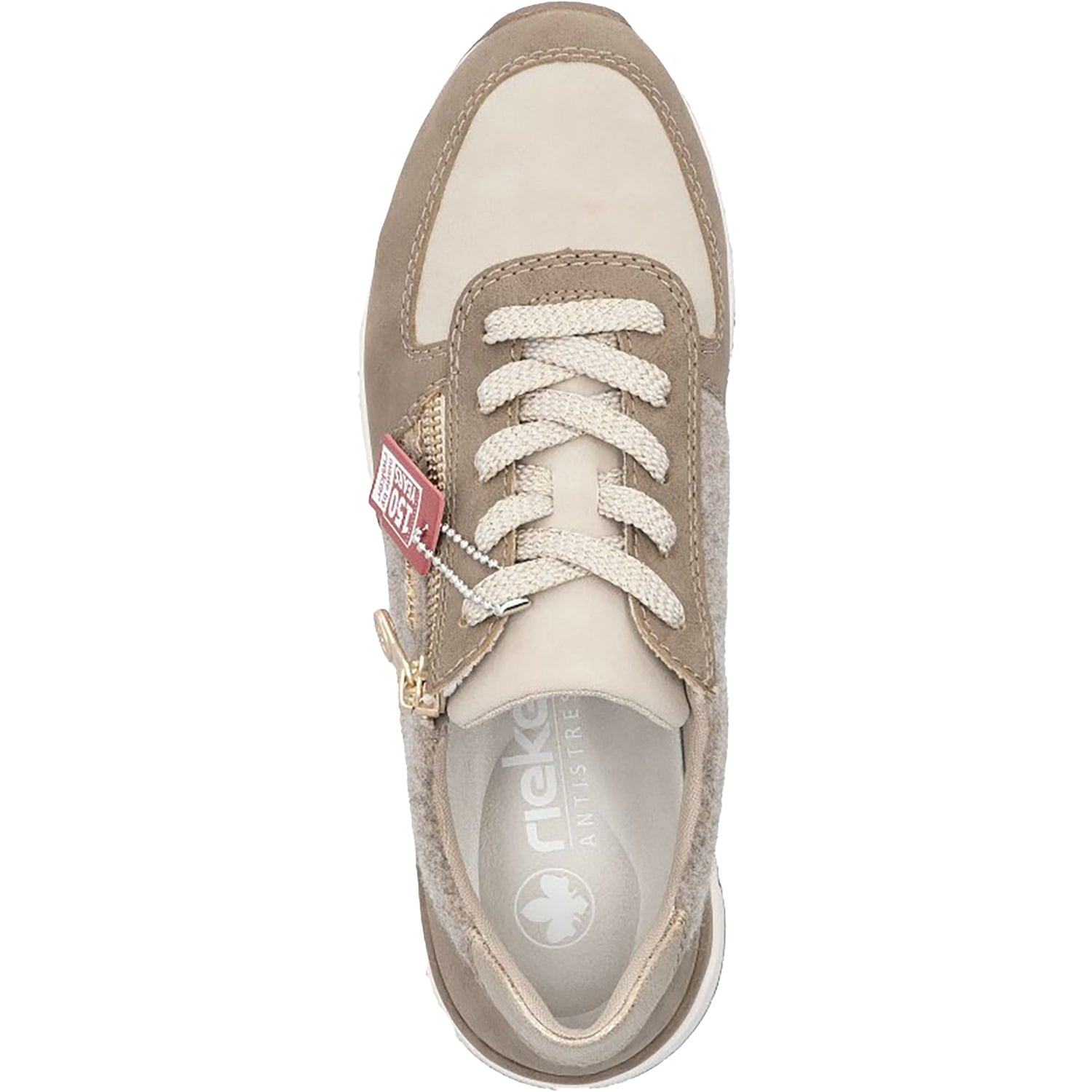 Rieker 58902-64 Women's Shoes Fango/Ginger/Gold Combi Synthetic