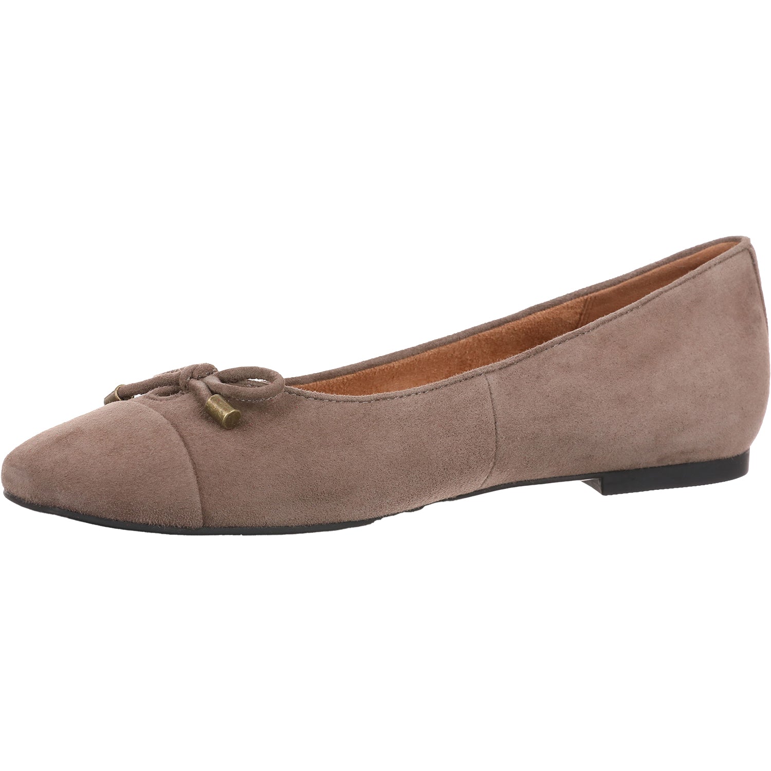 Vionic Women's Slip On Flats Driftwood Suede