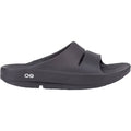 OOFOS OOahh Unisex Slide Sandals Black Synthetic