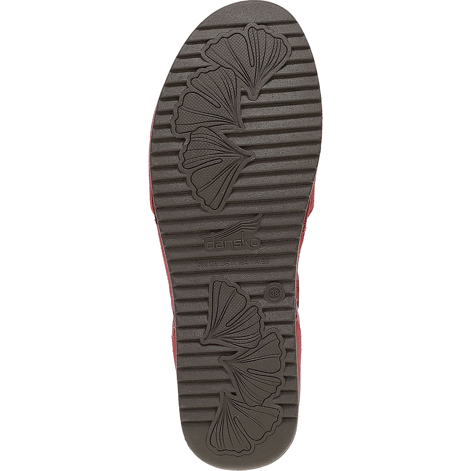 Dansko Mae Women's Mary Janes Traditional Red Burnished Suede