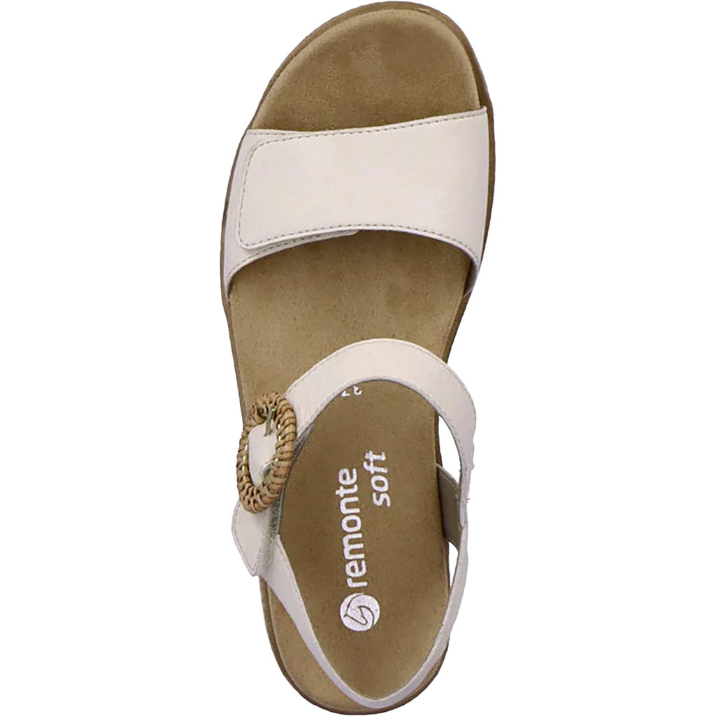 Remonte D0Q52-60 Jocelyn 52 Women's Platform Sandals Porzellan/Lugano Leather