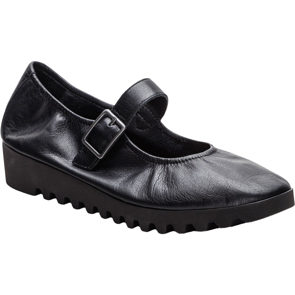 Aetrex Joanne Women's Mary Janes Black Leather