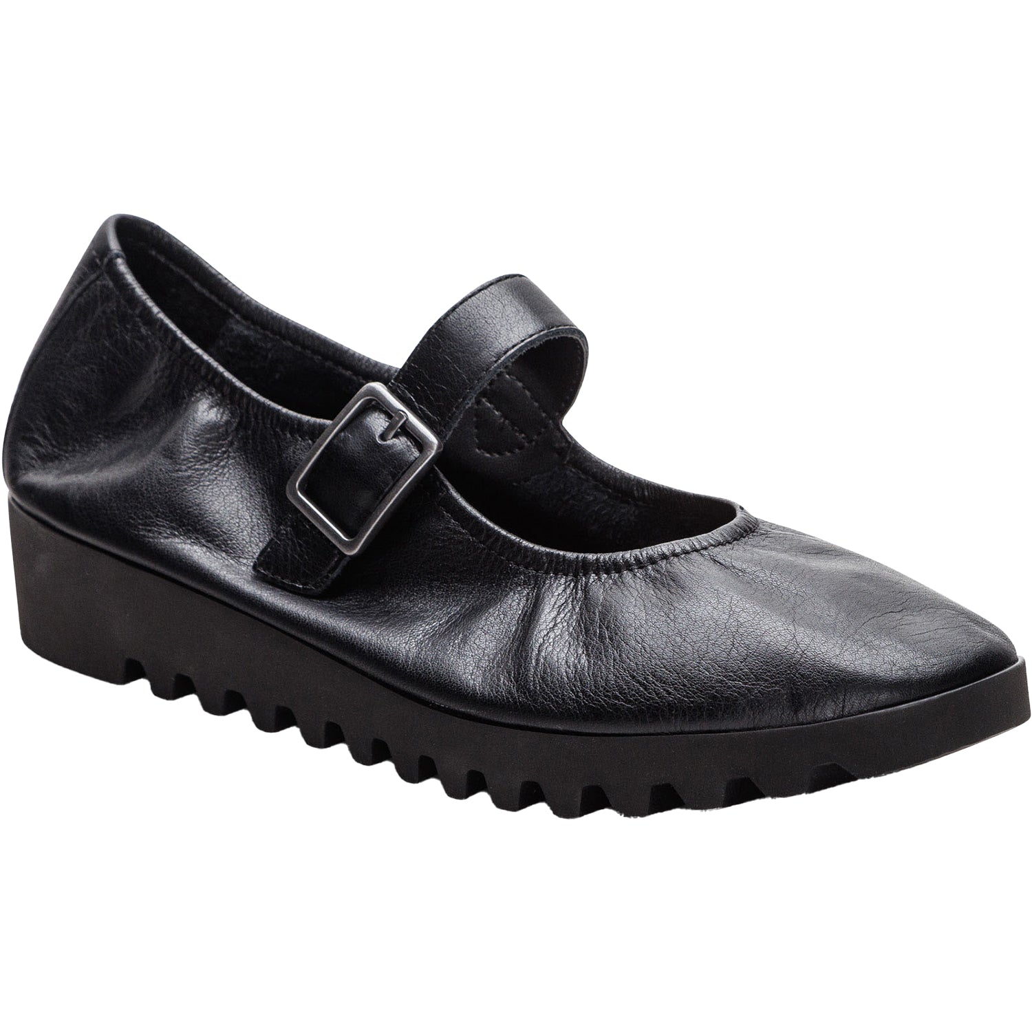 Aetrex Joanne Women's Mary Janes Black Leather