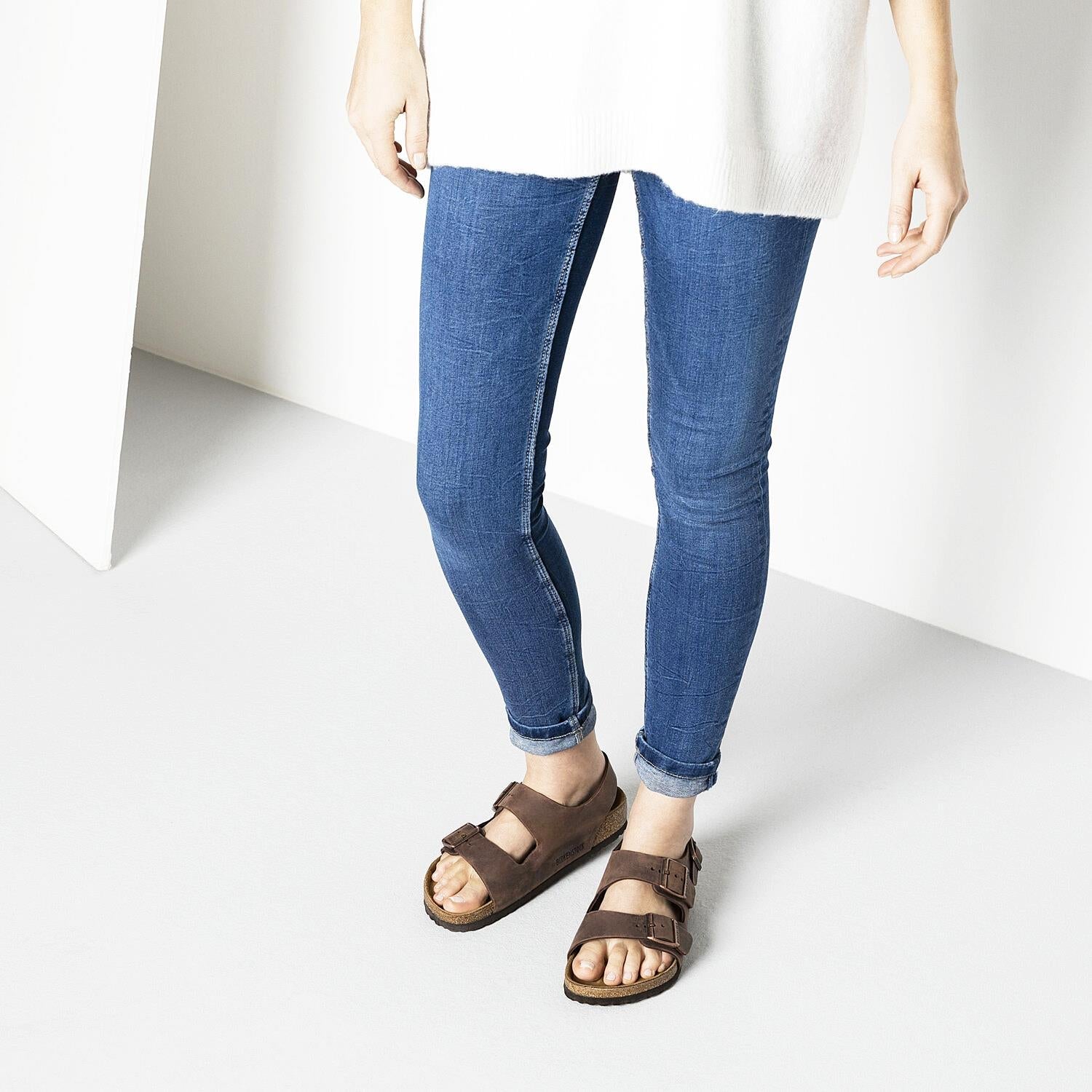 Birkenstock Milano Unisex Sandals Habana Oiled Leather