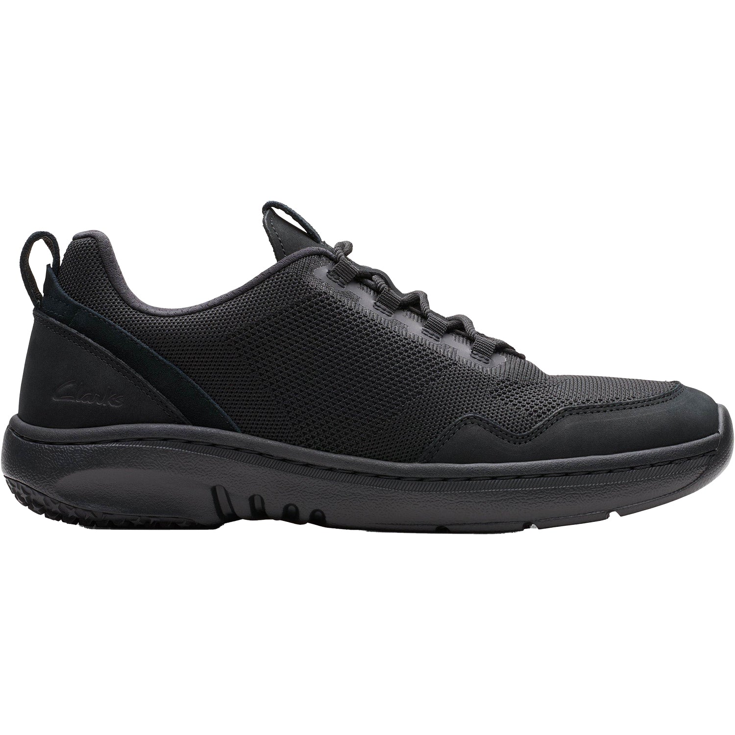 Clarks Pro Knit SR Men's SR Shoes Black Mesh