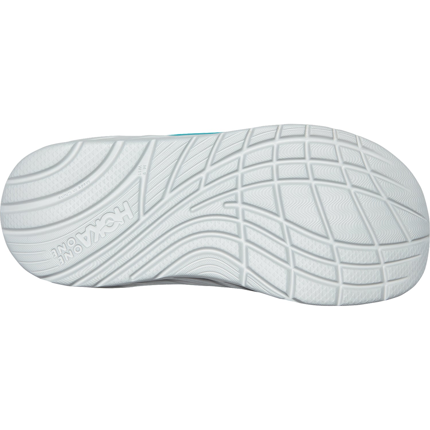 Hoka Ora Recovery Slide Men's Sandals Aquarelle/Blazing Orange EVA