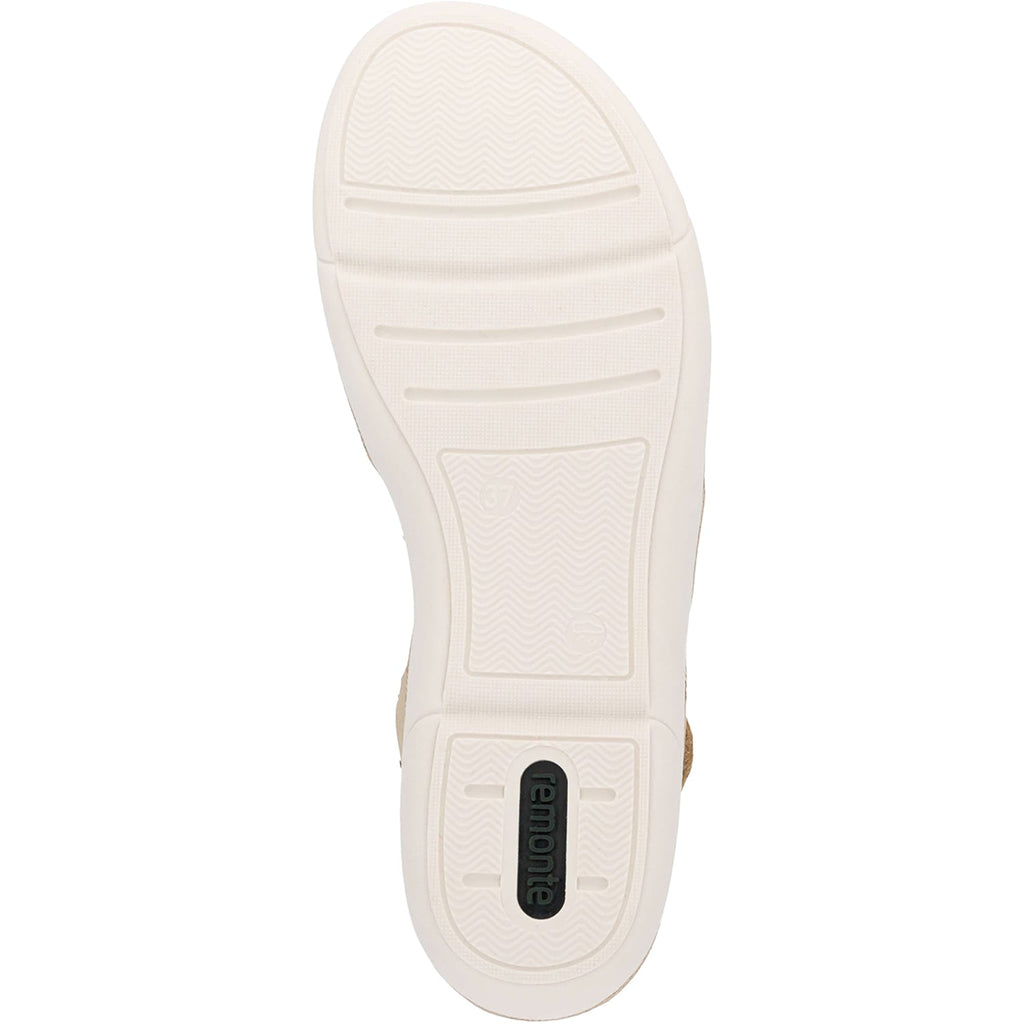 Remonte R6861-20 Women's Sandals Tan Woven Stretch