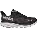 Hoka Clifton 9 (Neutral Support) Women's Road Running Shoes Black/White Mesh