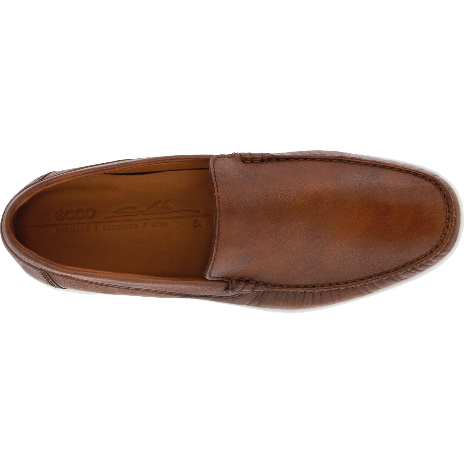 Ecco S Lite Moc Classic Men's Slip On Shoes Cognac Leather