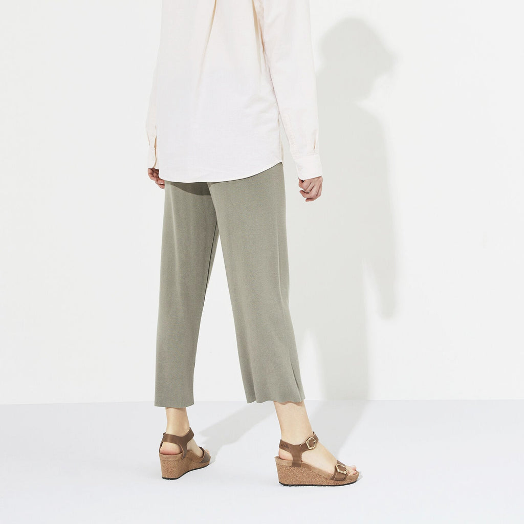 Birkenstock Papillio Soley Women's Wedge Sandals Cognac Nubuck