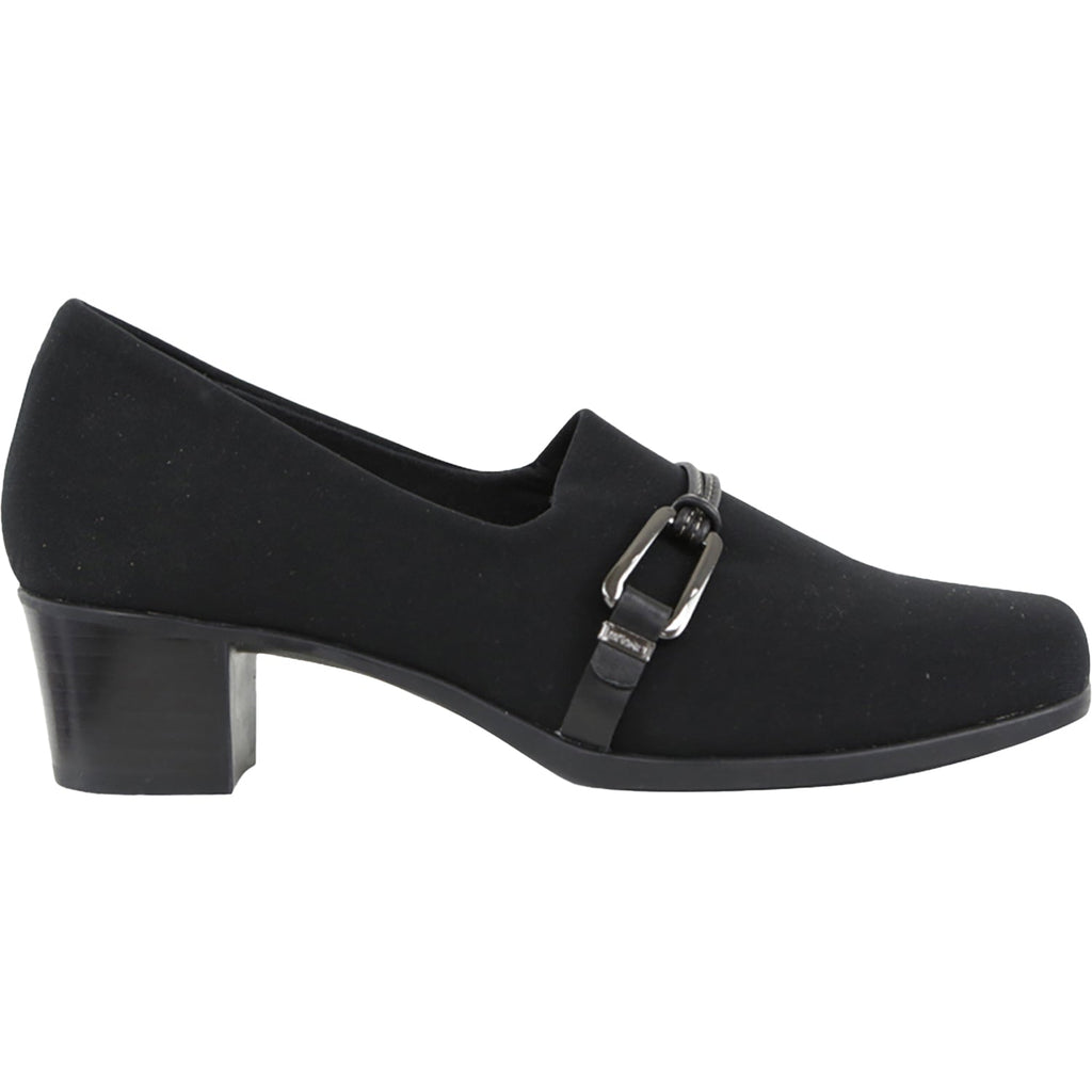 Munro Cindi II Women's Shoes Black Stretch Fabric