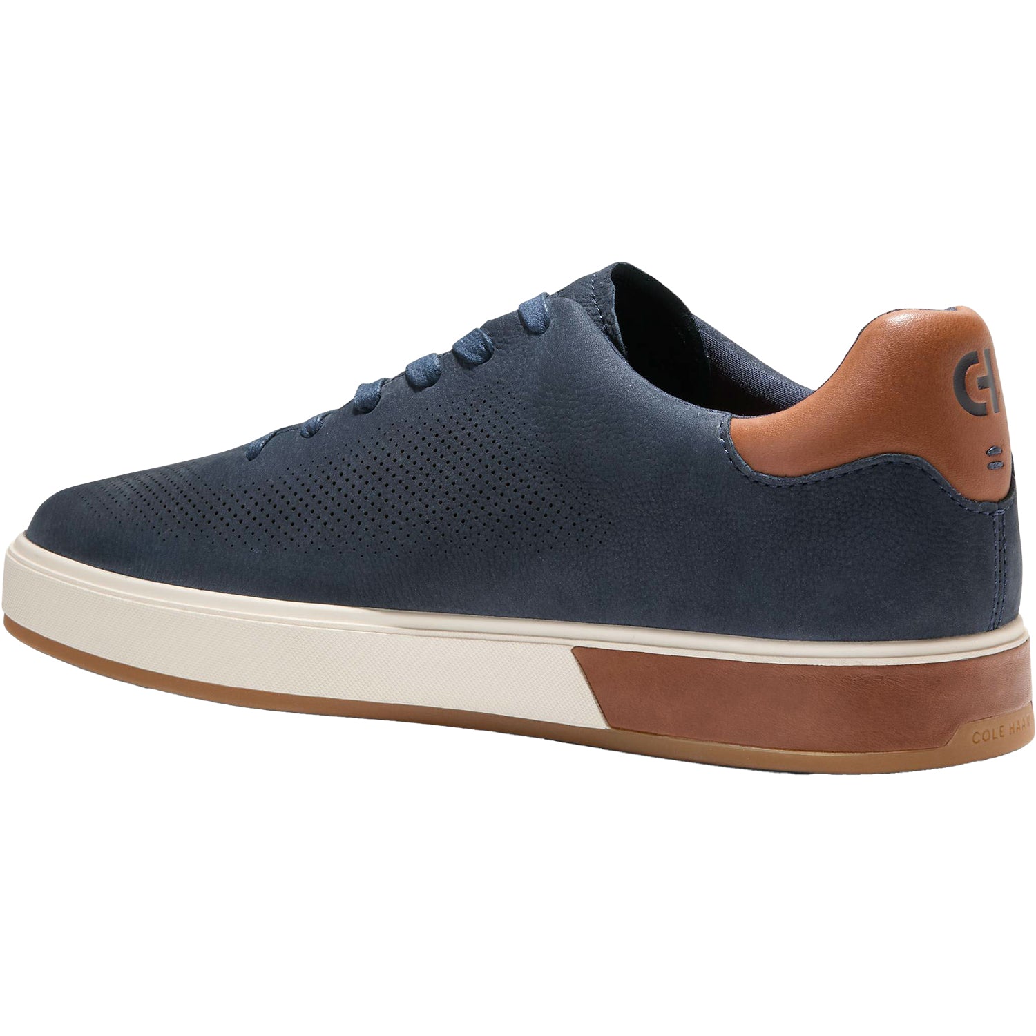 Cole Haan Grandpro Angleace Blazer/British Tan Men's Lace Up Shoes Navy Blazer/British Tan