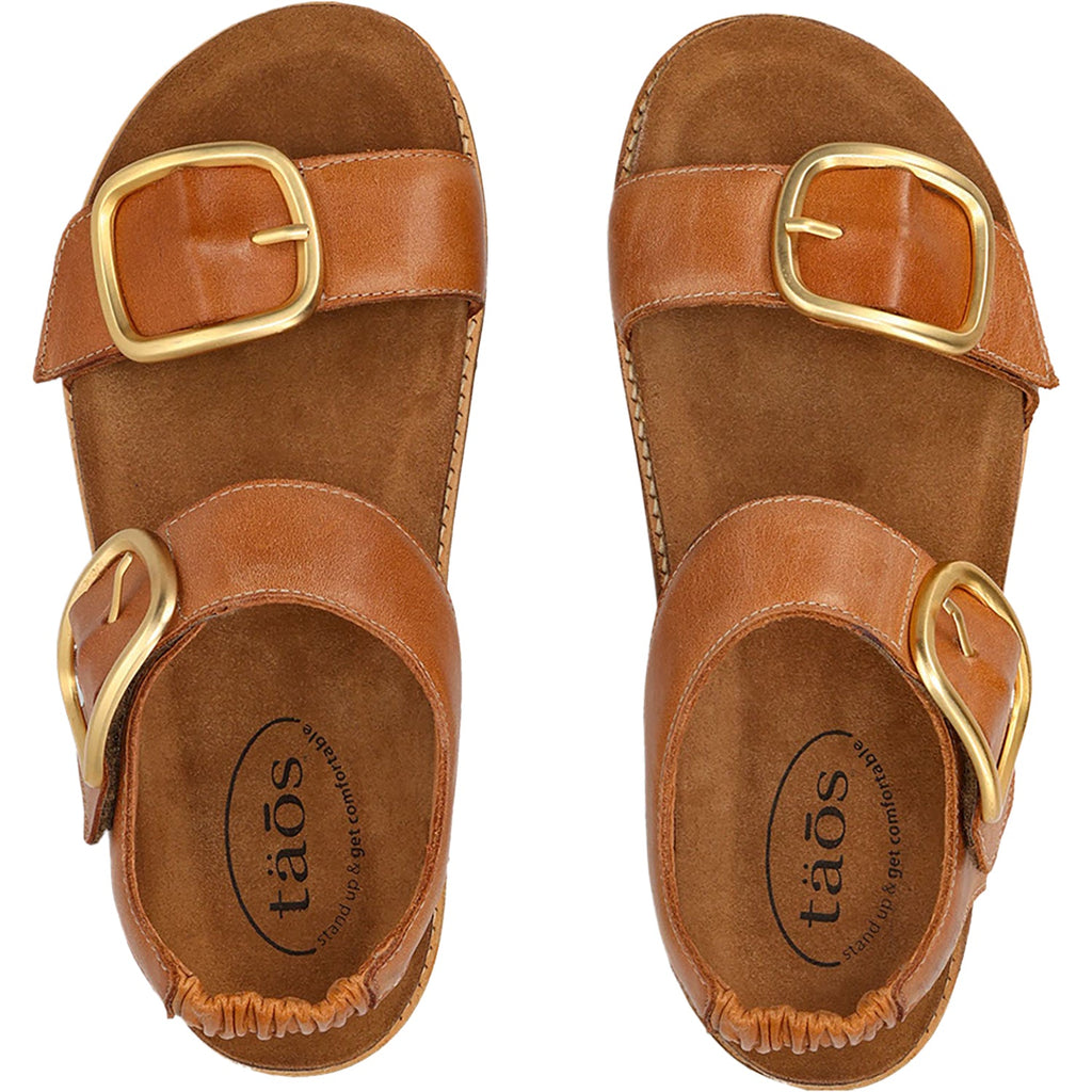 Taos On The Double Women's Sandals Caramel Leather