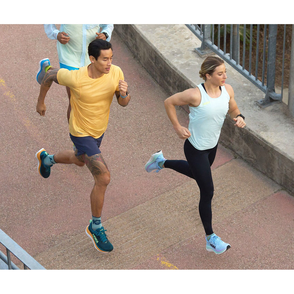 Hoka Gaviota 5 (Stability Support) Women's Running Shoes Airy Blue/Sunlit Ocean Mesh