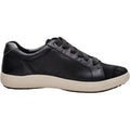 Aetrex Courtney Women's Sporty Lace Up Shoes Black Perf Leather/Suede