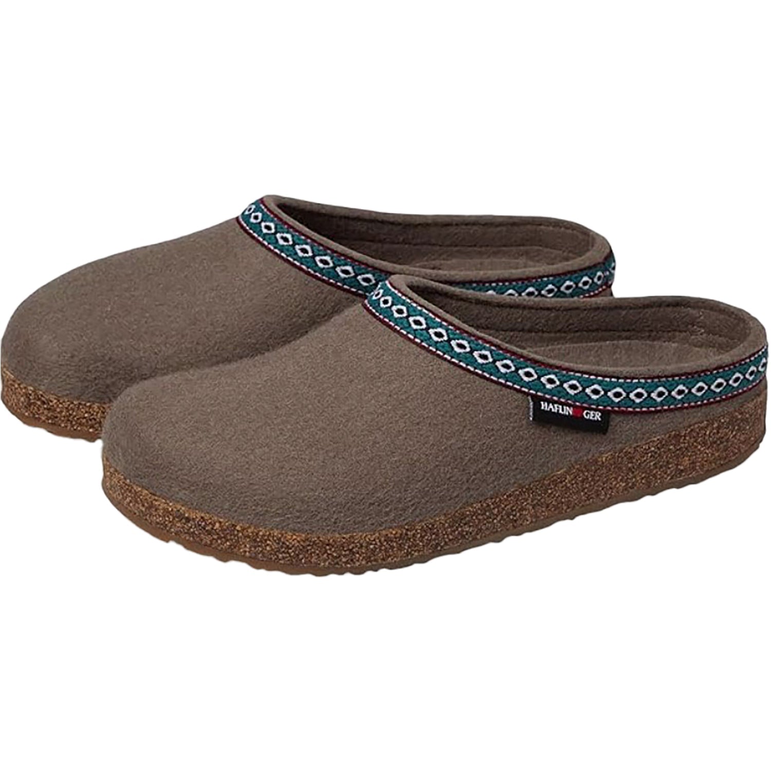 Haflinger GZ Women's Clogs Truffle Wool