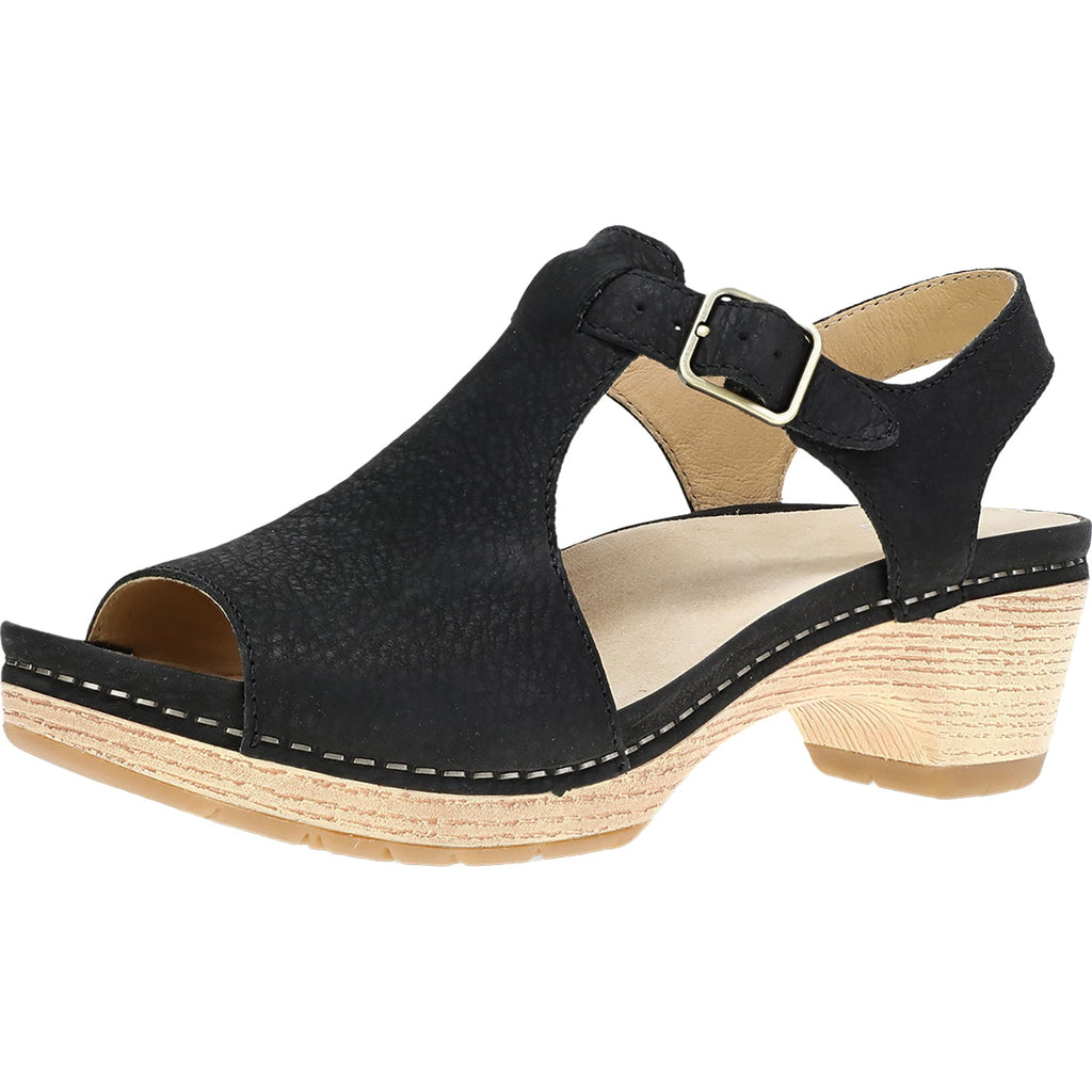 Dansko Laverne Women's Sandals Black Milled Nubuck