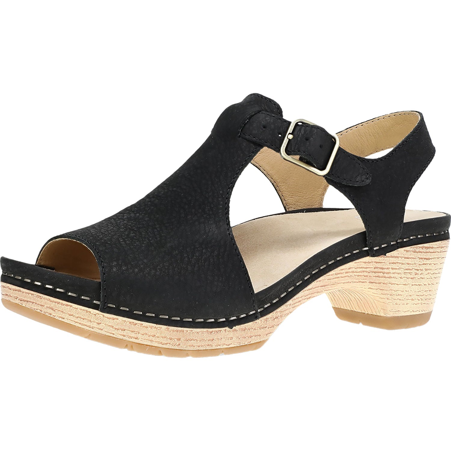 Dansko Laverne Women's Sandals Black Milled Nubuck