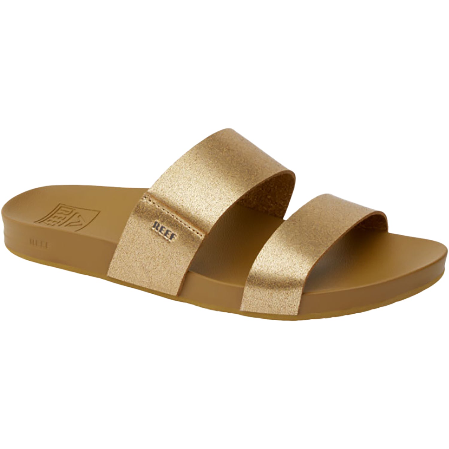 Reef Cushion Vista Women's Slide Sandals Copper/Tan Synthetic
