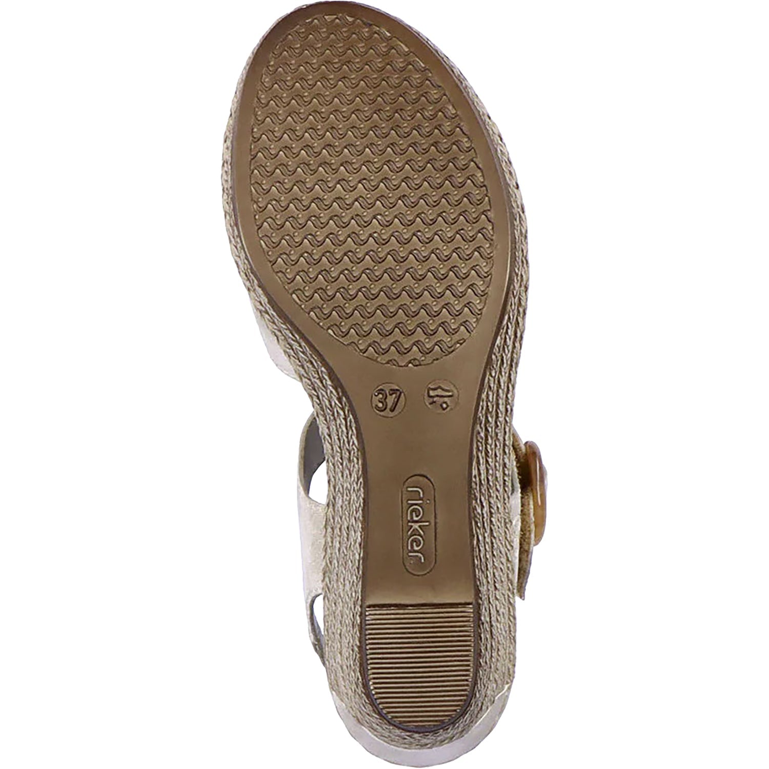 Rieker 62487-60 Fanni 87 Women's Wedge Sandals Muschel Synthetic