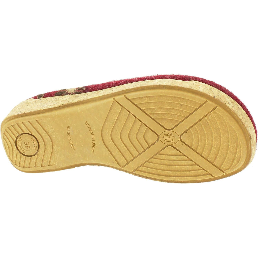 Taos Woolderness 2 Women's Clogs Cranberry Wool