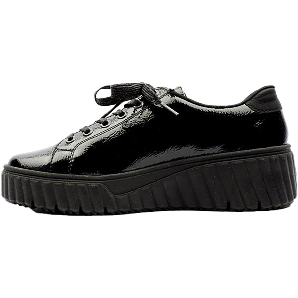 Rieker N2501-00 Women's Shoes Nero/Schwarz/Black Crashlack Patent Leather