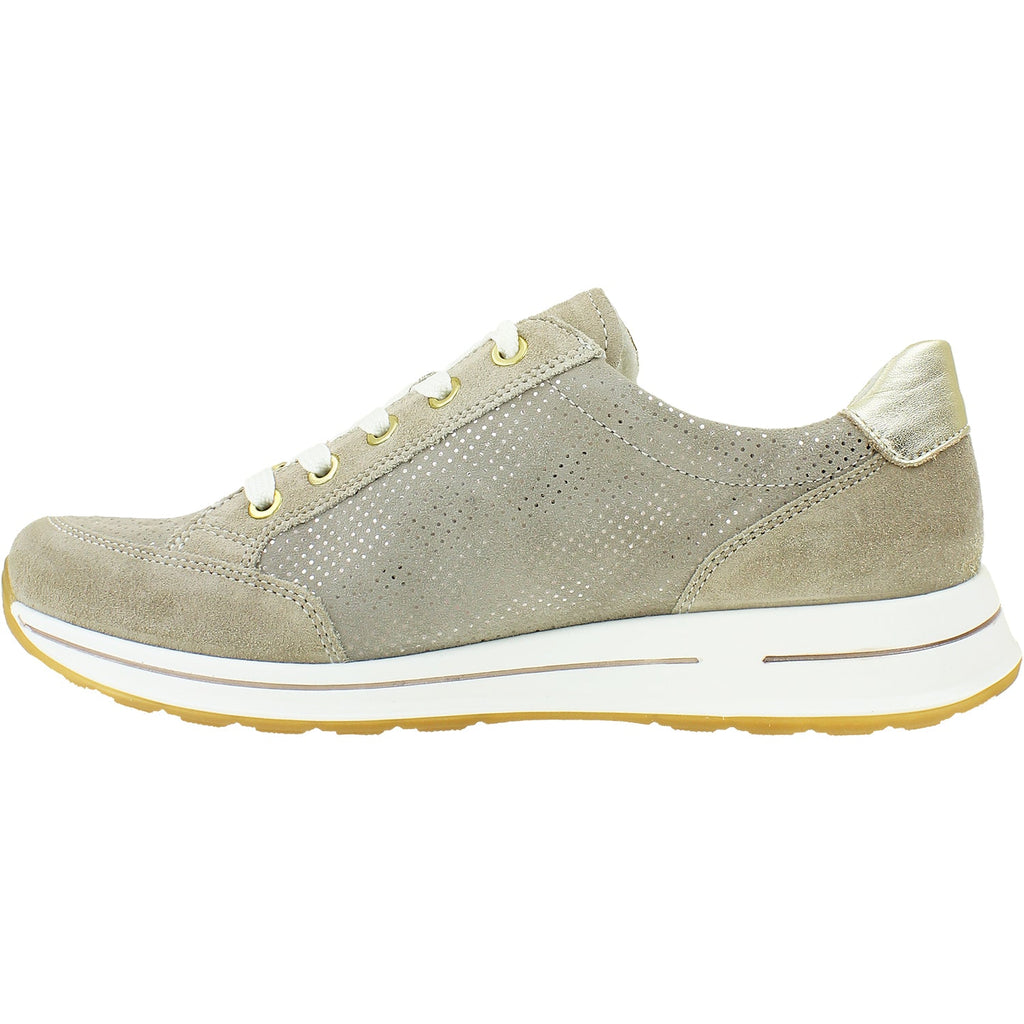 Ara Oleanna Women's Walking Sneakers Sand/Platinum Suede