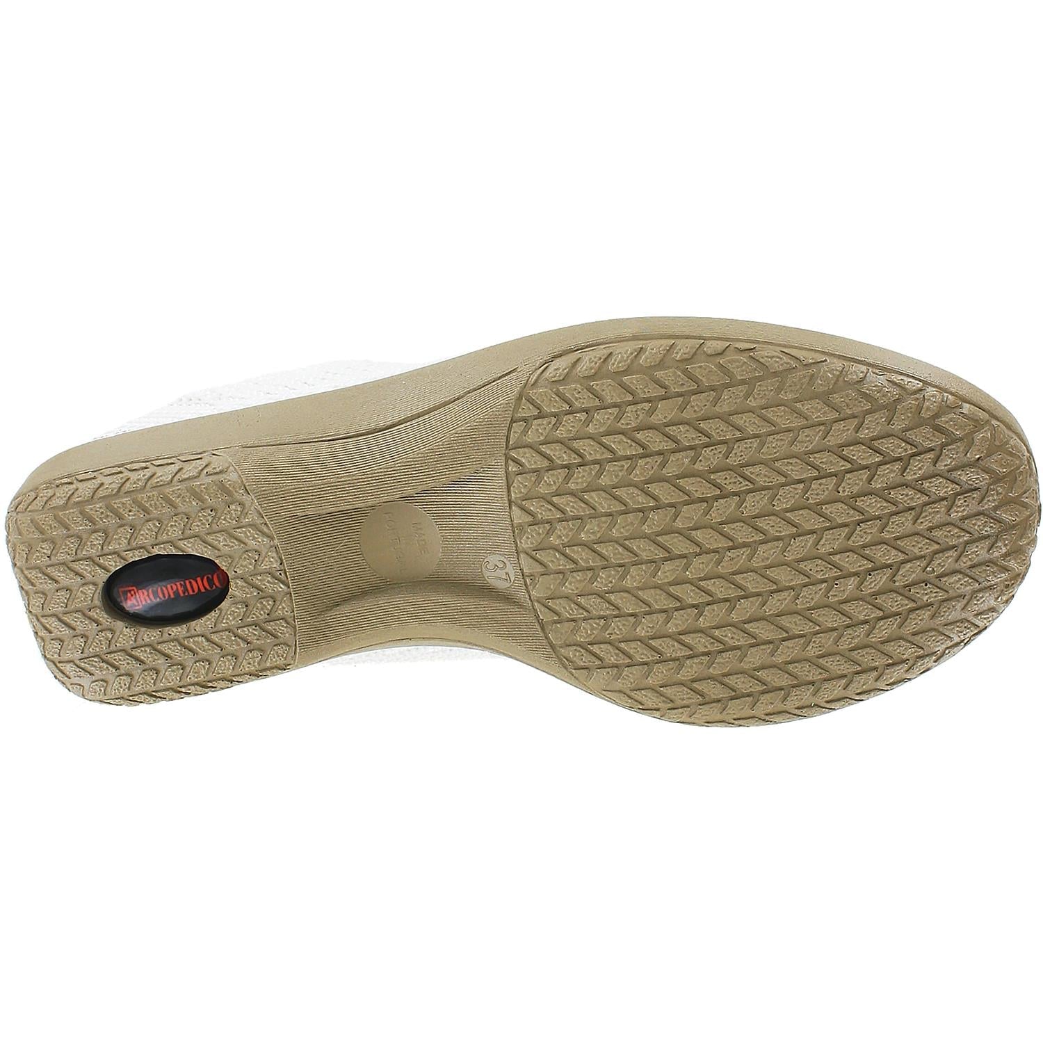 Arcopedico LS Women's Vegan Walking Shoes White Knit Fabric