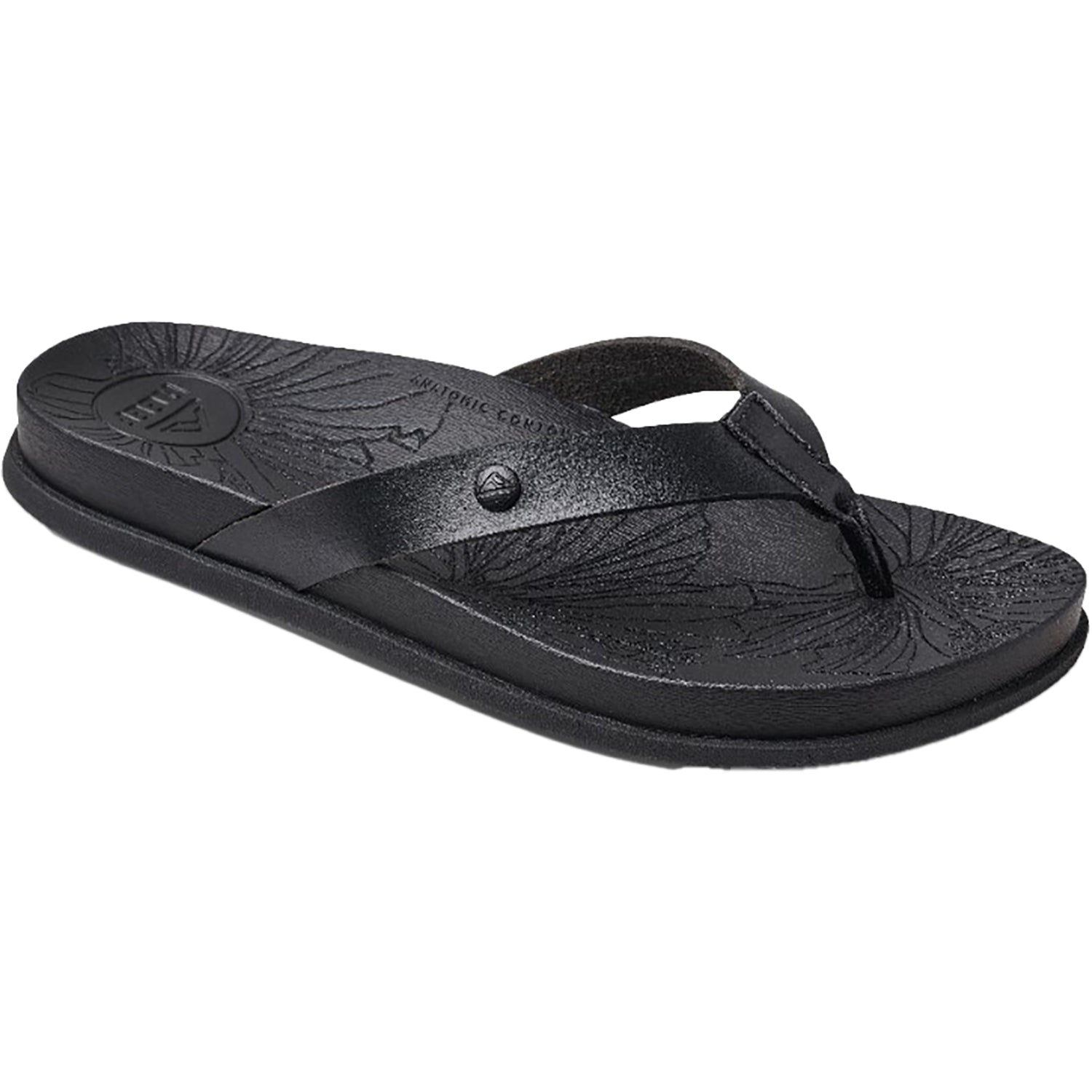 Reef Cushion Porto Cruz Women's Thong Sandals Black Night
