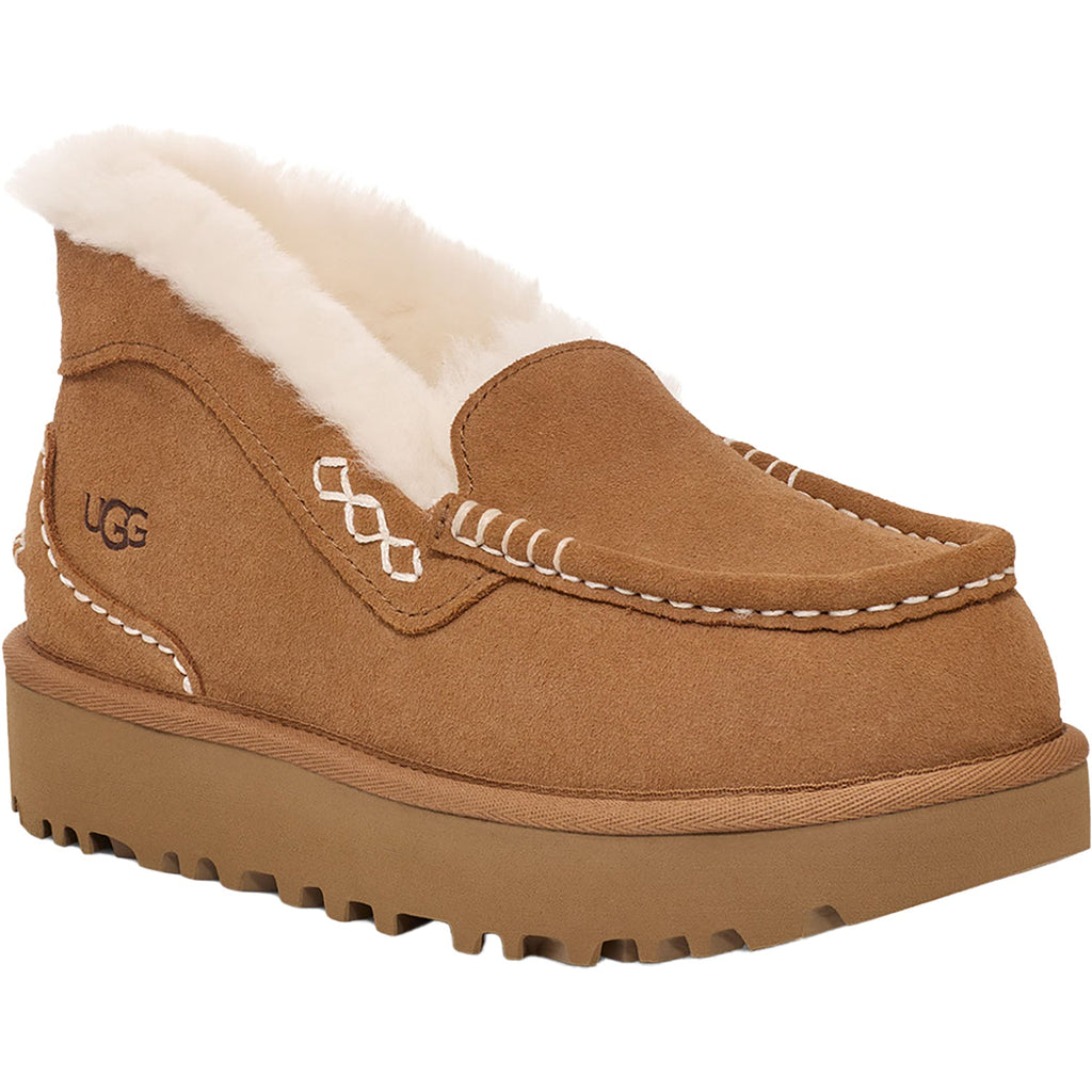 UGG Ansley Parc Women's Slippers Chestnut Sheepskin