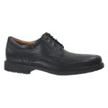 Men's Rockport DresSports Luxe Apron Toe Oxford Black Leather
