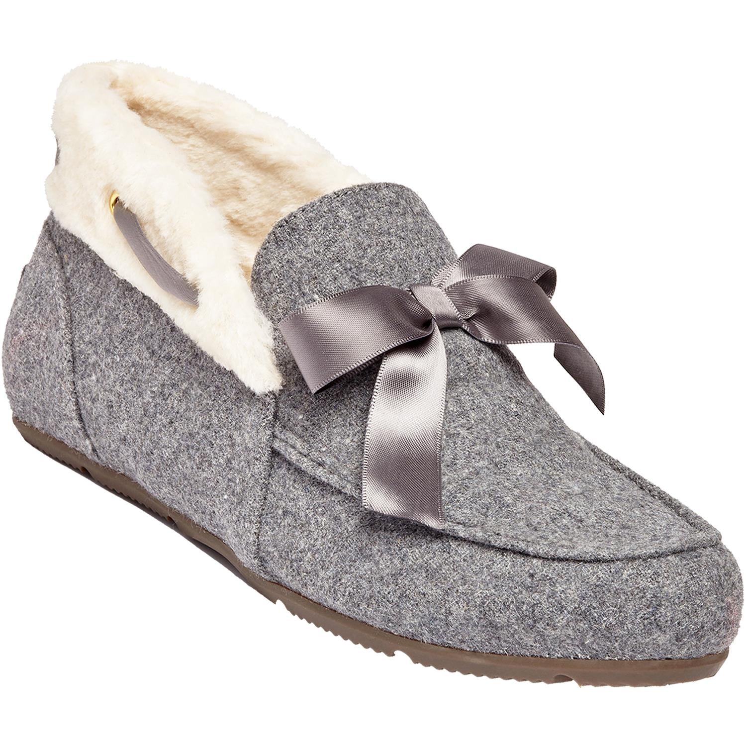 Vionic Shirley Women's Supportive Slippers Charcoal Fabric