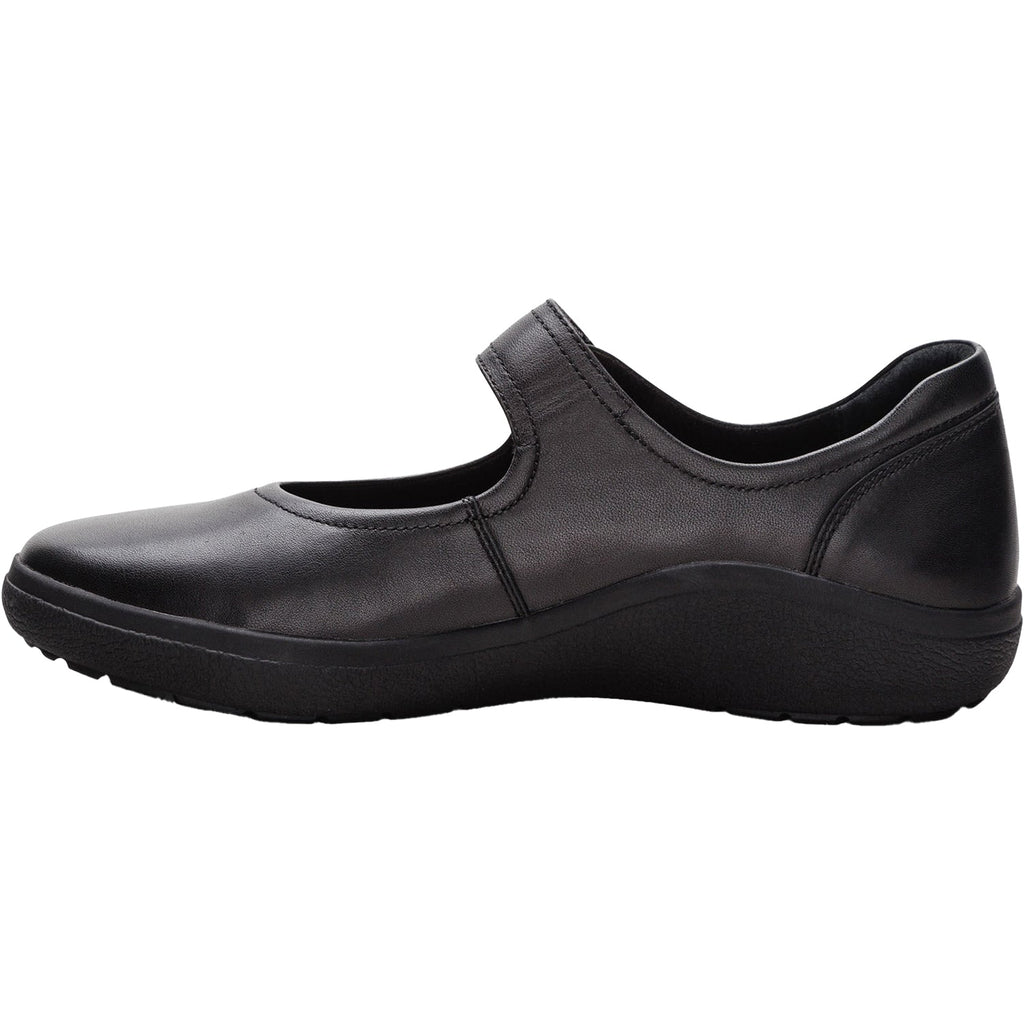 Aetrex Erica Women's Mary Jane Shoes Black Leather
