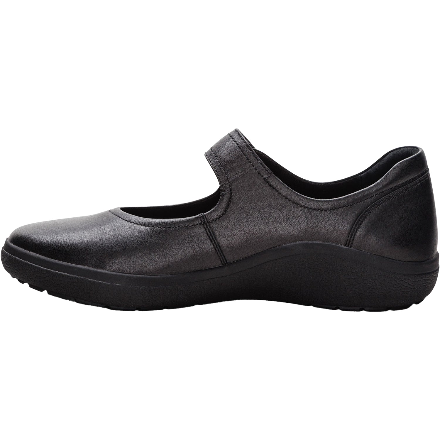 Aetrex Erica Women's Mary Jane Shoes Black Leather