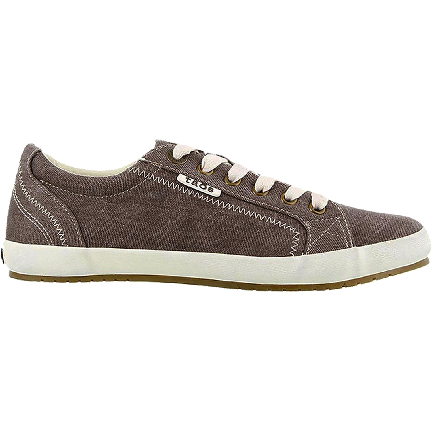 Taos Star Women's Walking Shoes Chocolate Washed Canvas