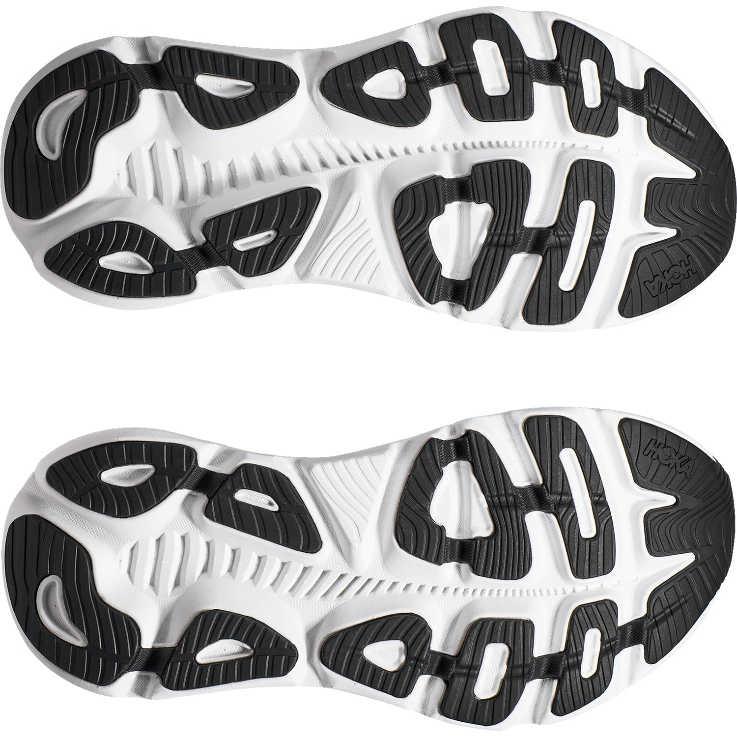 Hoka Gaviota 5 (Stability Support) Women's Running Shoes Black/White Mesh