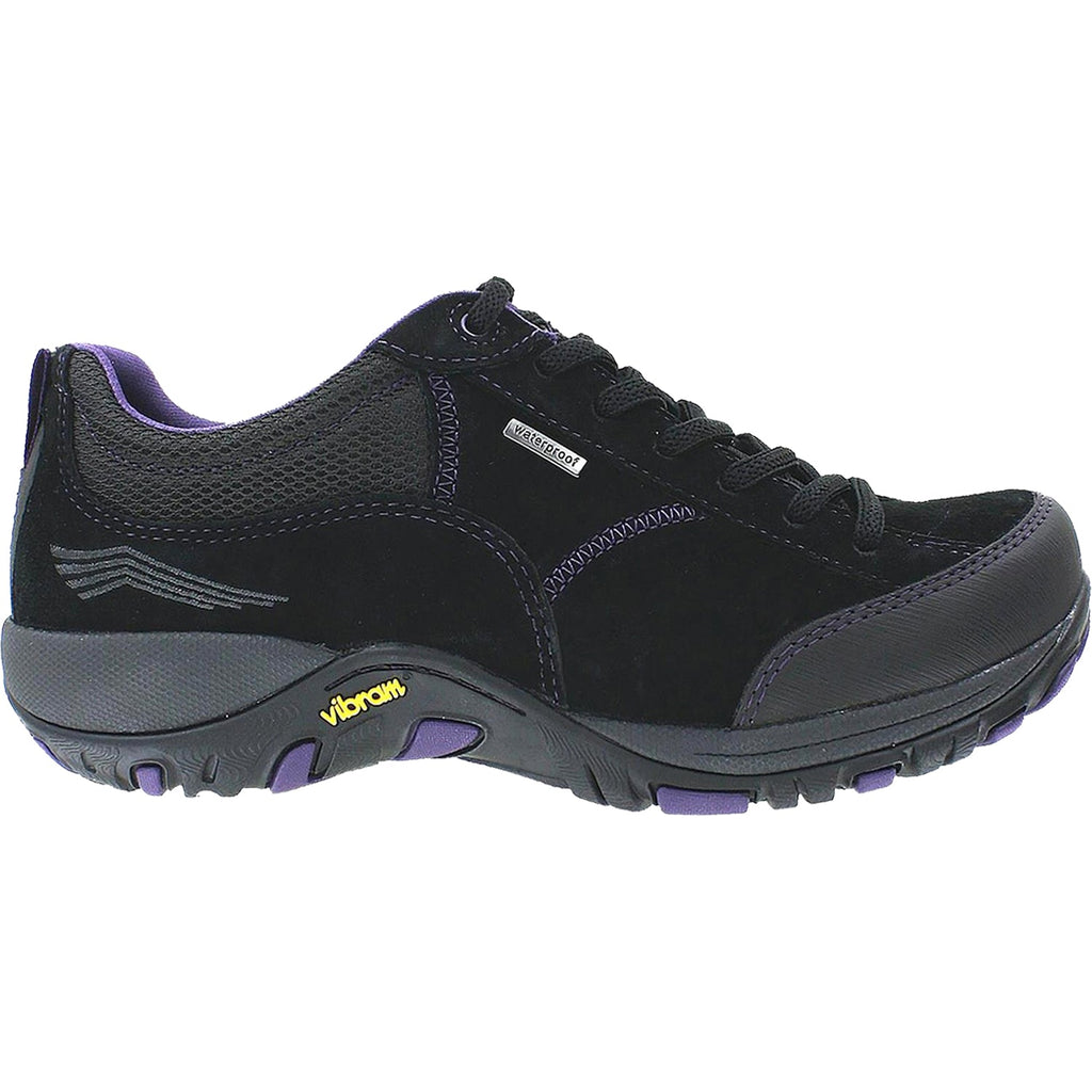 Dansko Paisley - Waterproof Women's Walking Shoes Black Suede
