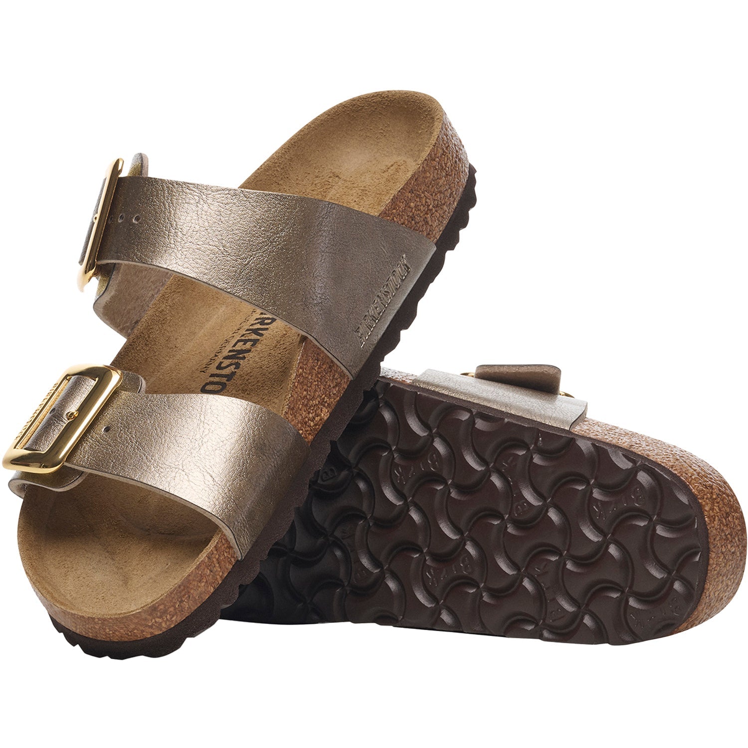 Birkenstock Sydney Luxe Buckle Women's Sandals Graceful Taupe Birko-Flor