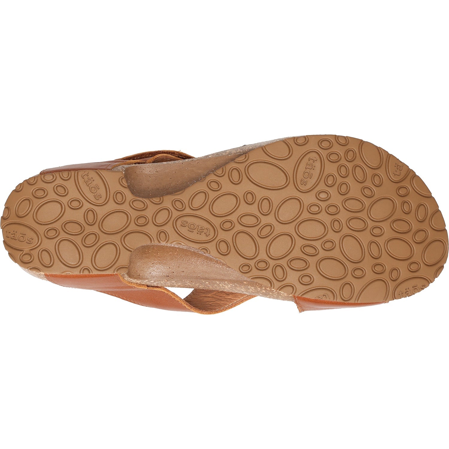 Taos Loop Women's Thong Sandals Brandy Leather