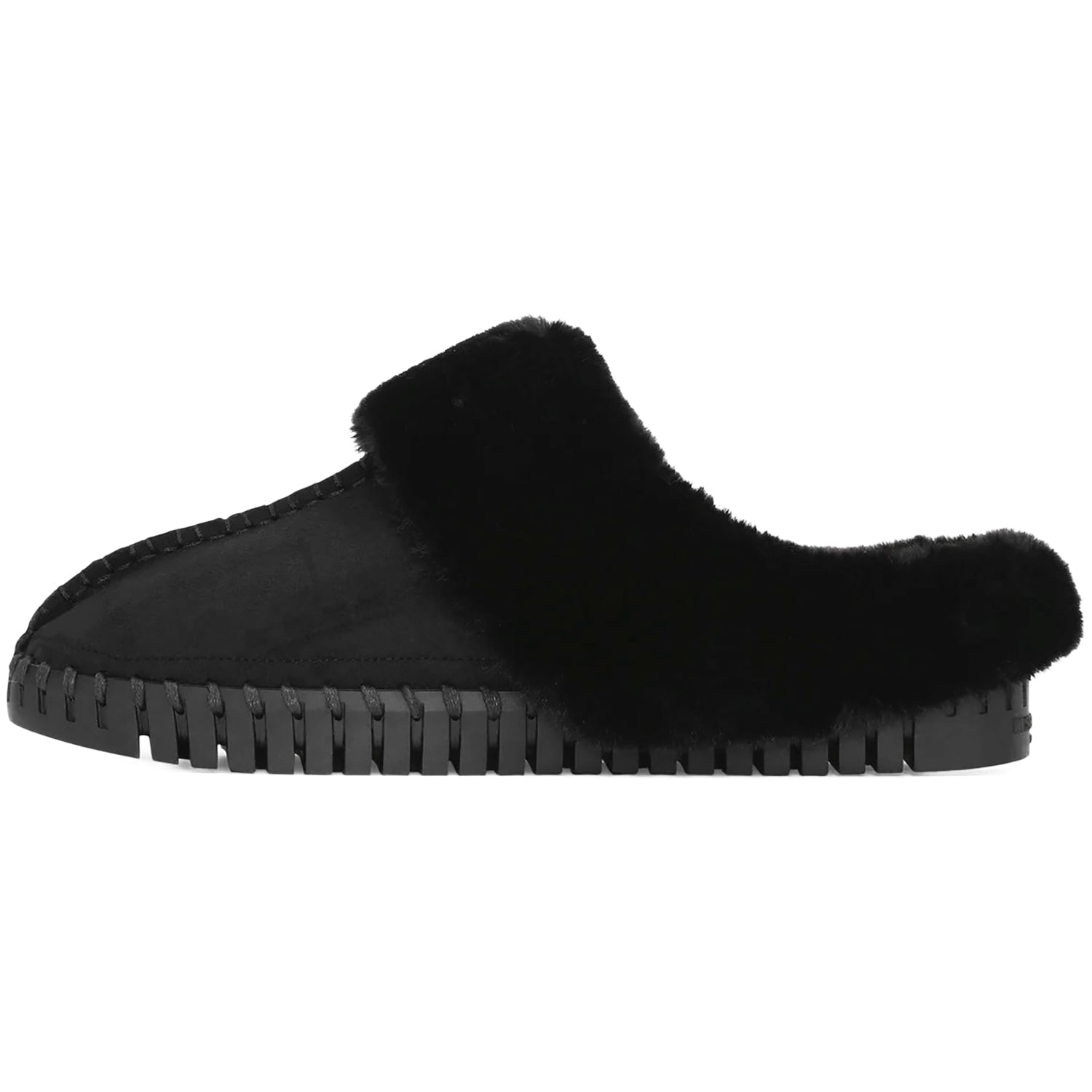 Ilse Jacobsen Tulip 3871 Slipper Women's Open Back Slippers Black/Black Synthetic