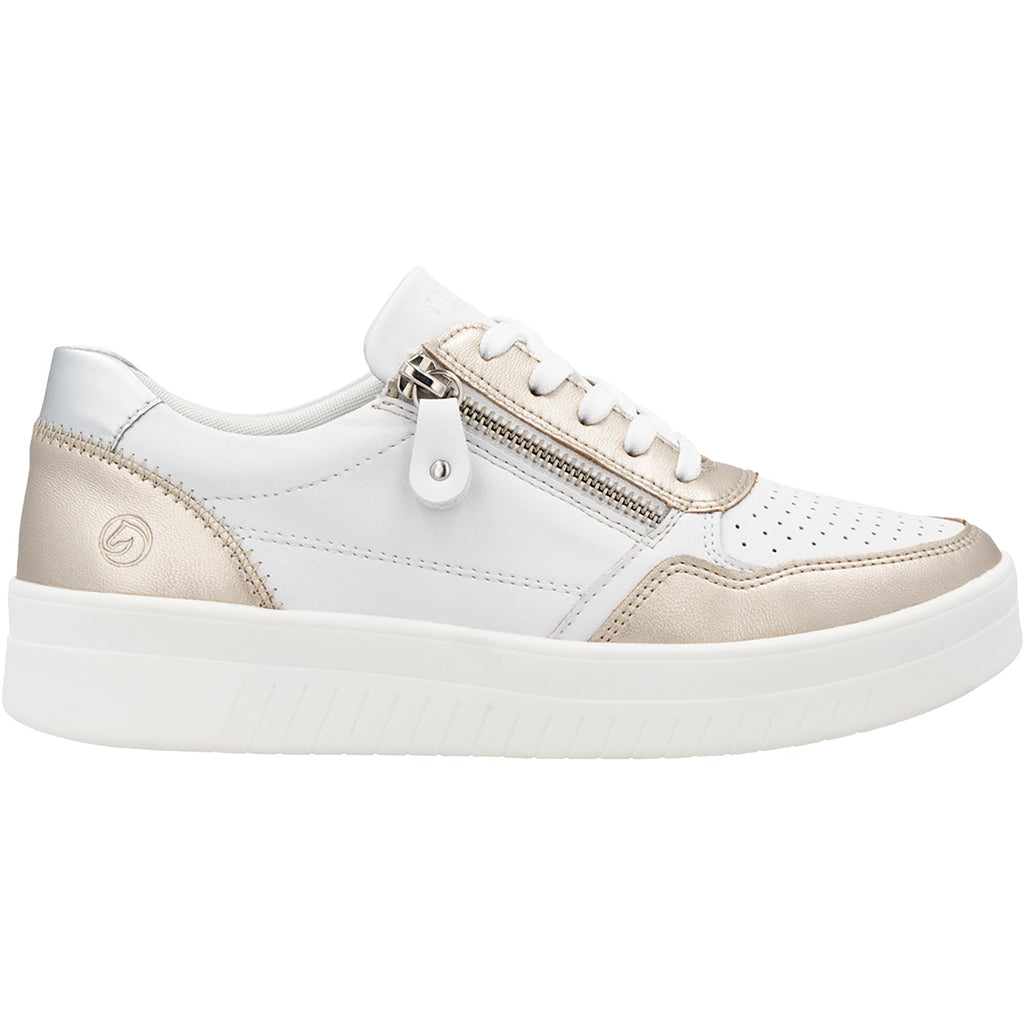 Remonte DOJ05-81 Kendra 01 Women's Sneakers Pale Gold/Weiss/Silver