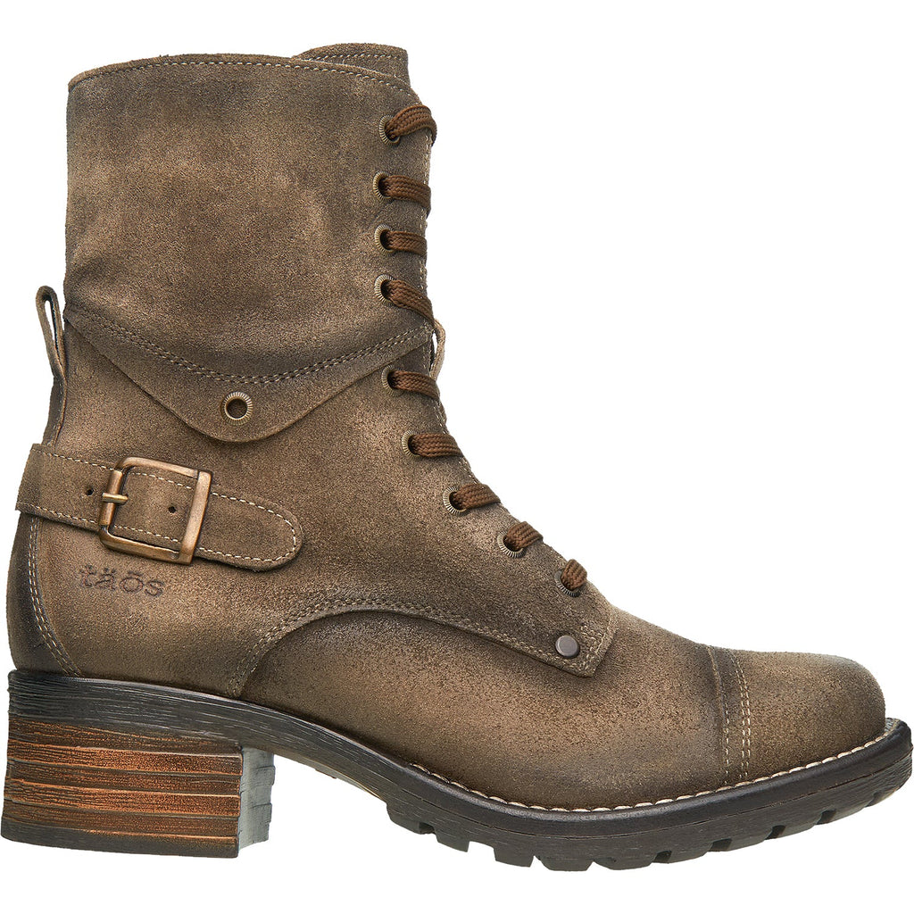 Taos Crave Women's Boots Smoke Rugged Leather