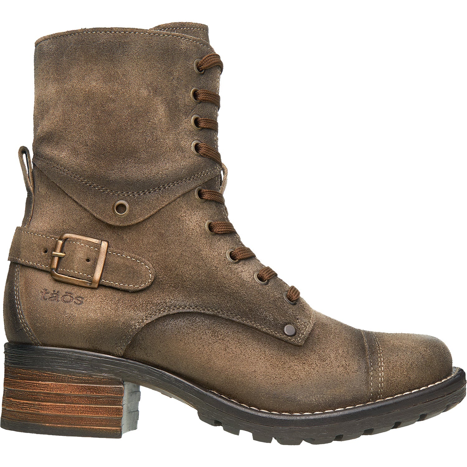 Taos Crave Women's Boots Smoke Rugged Leather